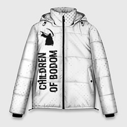 Куртка зимняя мужская Children of Bodom glitch на светлом фоне: по-верти, цвет: 3D-черный