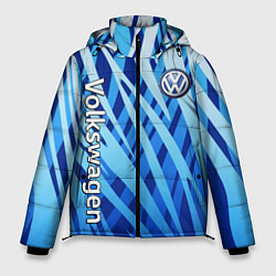 Мужская зимняя куртка Volkswagen - синий камуфляж