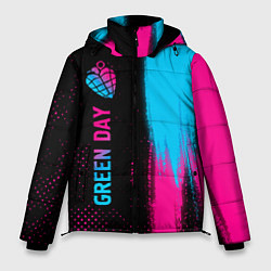 Мужская зимняя куртка Green Day - neon gradient: по-вертикали