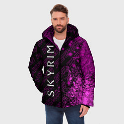 Куртка зимняя мужская Skyrim pro gaming: по-вертикали, цвет: 3D-черный — фото 2