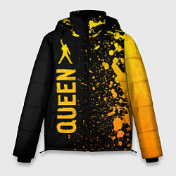 Мужская зимняя куртка Queen - gold gradient по-вертикали