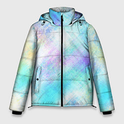 Куртка зимняя мужская Голографический перламутр, цвет: 3D-черный