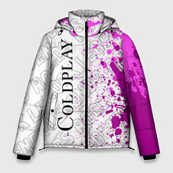 Мужская зимняя куртка Coldplay rock legends по-вертикали