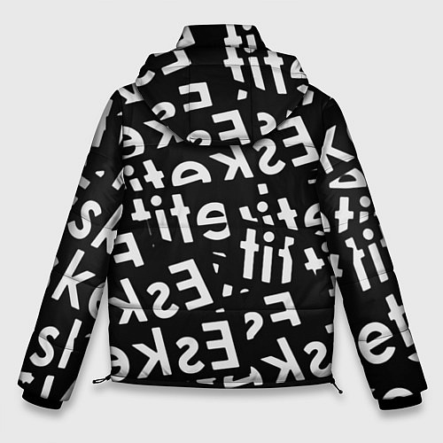 Мужская зимняя куртка Esskeetit rap / 3D-Светло-серый – фото 2