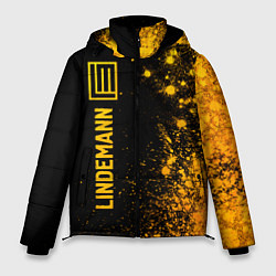 Мужская зимняя куртка Lindemann - gold gradient по-вертикали