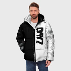 Куртка зимняя мужская Dayz черно белый ужас, цвет: 3D-светло-серый — фото 2