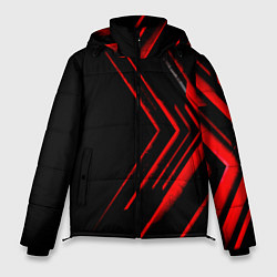 Куртка зимняя мужская Красные стрелки, цвет: 3D-черный