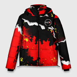 Куртка зимняя мужская Mass Effect force, цвет: 3D-светло-серый