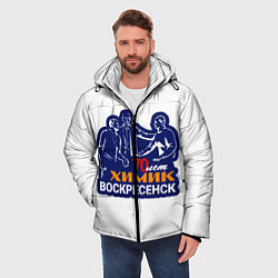 Куртка зимняя мужская Химик Воскресенск, цвет: 3D-красный — фото 2