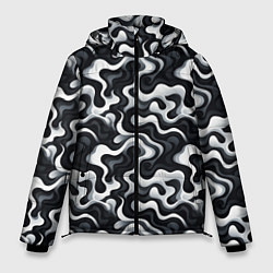 Куртка зимняя мужская Краски чужих миров, цвет: 3D-светло-серый