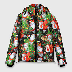 Куртка зимняя мужская Деды Морозы с подарками, цвет: 3D-красный