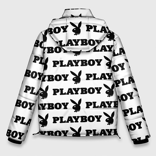 Мужская зимняя куртка Playboy rabbit / 3D-Светло-серый – фото 2