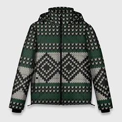 Куртка зимняя мужская Свитер Вовы Адидаса, цвет: 3D-черный