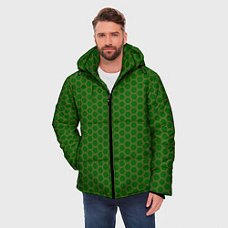 Куртка зимняя мужская Сетка из шестигранника, цвет: 3D-черный — фото 2