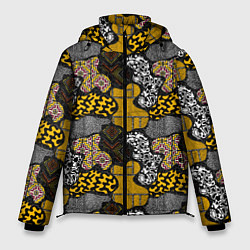 Мужская зимняя куртка Abstract pattern