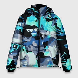 Куртка зимняя мужская Chicken Gun разборка, цвет: 3D-черный