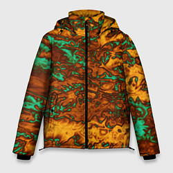 Куртка зимняя мужская Неон и медь, цвет: 3D-черный