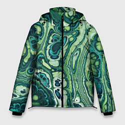 Куртка зимняя мужская Абстрактный разноцветный узор, цвет: 3D-светло-серый