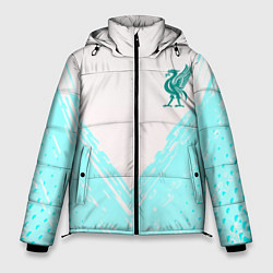 Куртка зимняя мужская Liverpool logo texture fc, цвет: 3D-светло-серый