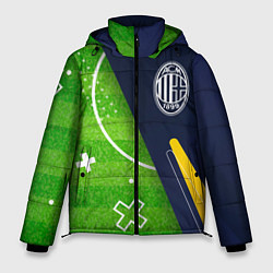Куртка зимняя мужская AC Milan football field, цвет: 3D-черный