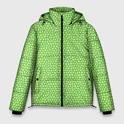 Мужская зимняя куртка Светло-зелёный мозаика