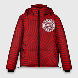 Куртка зимняя мужская Bayern отпечатки, цвет: 3D-красный
