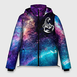 Куртка зимняя мужская Scorpions space rock, цвет: 3D-черный