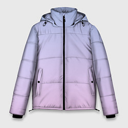 Куртка зимняя мужская Градиент лавандовый, цвет: 3D-светло-серый