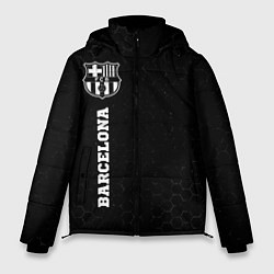 Мужская зимняя куртка Barcelona sport на темном фоне по-вертикали