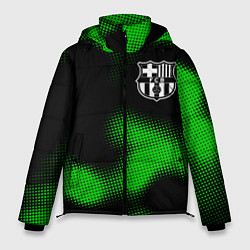 Куртка зимняя мужская Barcelona sport halftone, цвет: 3D-черный