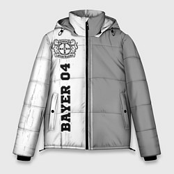 Мужская зимняя куртка Bayer 04 sport на светлом фоне по-вертикали