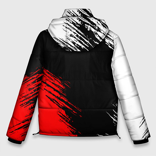 Мужская зимняя куртка Дикая охота и знаки / 3D-Светло-серый – фото 2