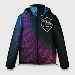 Куртка зимняя мужская Roma футбольная сетка, цвет: 3D-черный