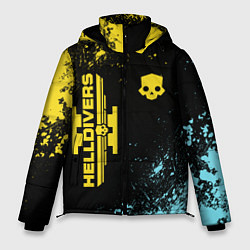 Куртка зимняя мужская Helldivers 2: Skull Logo, цвет: 3D-черный