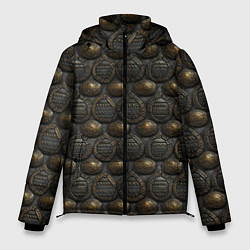 Куртка зимняя мужская Темная классическая броня, цвет: 3D-светло-серый