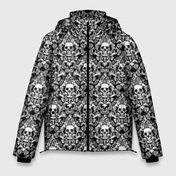 Куртка зимняя мужская Skull patterns, цвет: 3D-черный