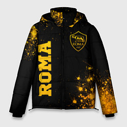 Куртка зимняя мужская Roma - gold gradient вертикально, цвет: 3D-черный