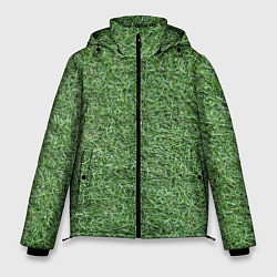 Мужская зимняя куртка Зеленая травка