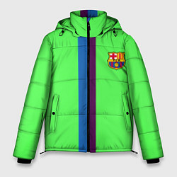 Куртка зимняя мужская Barcelona fc sport line, цвет: 3D-черный