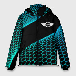 Куртка зимняя мужская Mini electro hexagon, цвет: 3D-черный