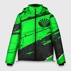Куртка зимняя мужская Daewoo sport green, цвет: 3D-черный