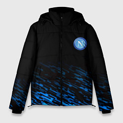 Куртка зимняя мужская Napoli fc club texture, цвет: 3D-красный