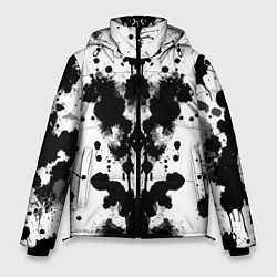 Мужская зимняя куртка The psychedelic Rorschach test - ai art