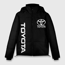 Куртка зимняя мужская Toyota logo white steel, цвет: 3D-светло-серый