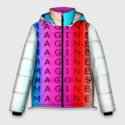 Мужская зимняя куртка Imagine Dragons neon rock
