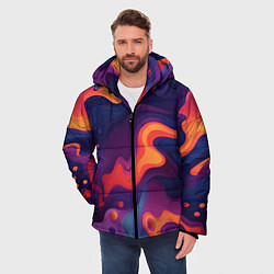 Куртка зимняя мужская Неоновый спектр, цвет: 3D-светло-серый — фото 2