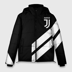 Куртка зимняя мужская Juventus line white, цвет: 3D-красный