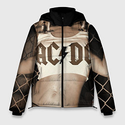 Куртка зимняя мужская AC/DC Girl, цвет: 3D-светло-серый