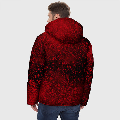 Мужская зимняя куртка BFMV: Duo Skulls / 3D-Красный – фото 4