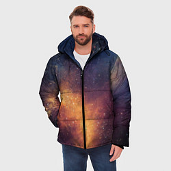 Куртка зимняя мужская Космос, цвет: 3D-красный — фото 2